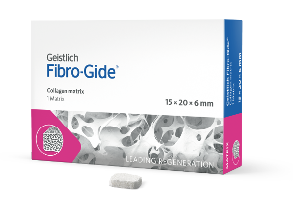 Geistlich Fibro-Gide<sup>®</sup> product box
